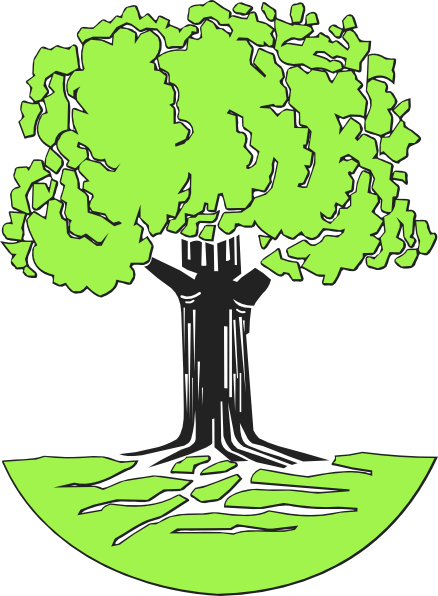 How To Set Use Family Tree Light Green Clipart (438x596), Png Download