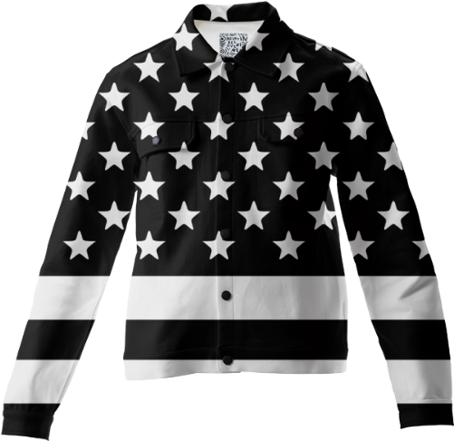 Black And White Usa Flag $120 - Thin Blue Line Heart Svg (508x506), Png Download