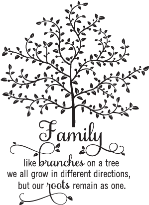 Like Branches On A Tree, We All Grow In Different Directions - Family Are Like Branches (451x451), Png Download