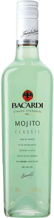 Bacardi Mojito 70cl - Bacardi (800x800), Png Download