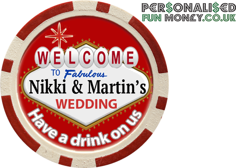 Personalised Poker Chips - Casino Token (1080x600), Png Download