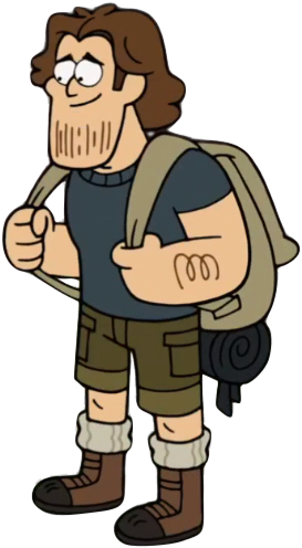 Unnamed Hiker - Hiking (298x526), Png Download