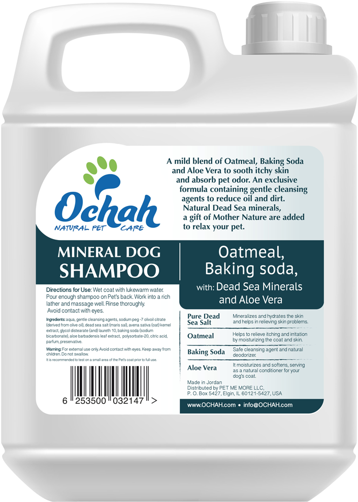 Natural Mineral Pet Shampoo - Ochah Mineral Mud Scrub With Honey And Milk (14 Oz) (1024x1024), Png Download