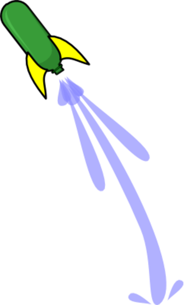 Join Us At The New Boston Library On Wednesday, August - Water Bottle Rocket Clipart (433x720), Png Download
