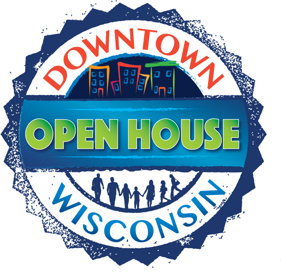 Downtown Open House Color Logo - Emblem (1000x891), Png Download