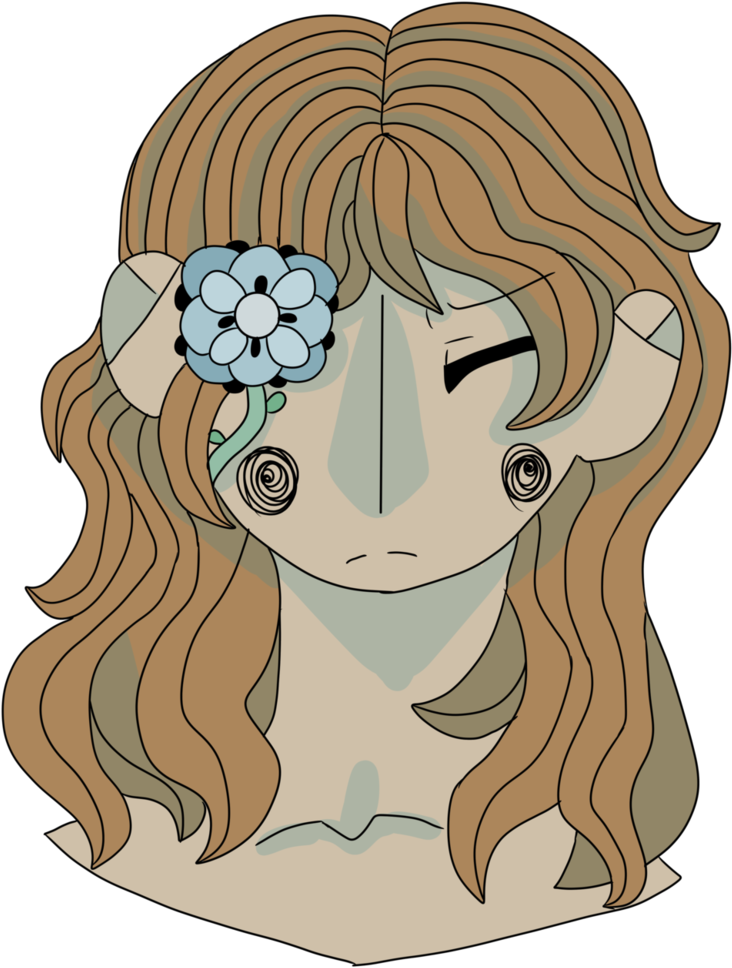 Svg Free Stock Imasuperfangirl Jess Deviantart In Bloom - Drawing (788x1013), Png Download