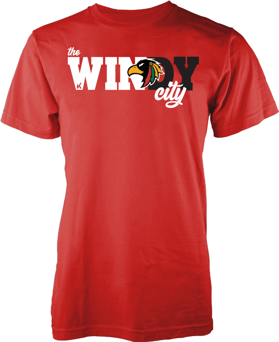 Windy City - Vans Red T Shirt (690x800), Png Download