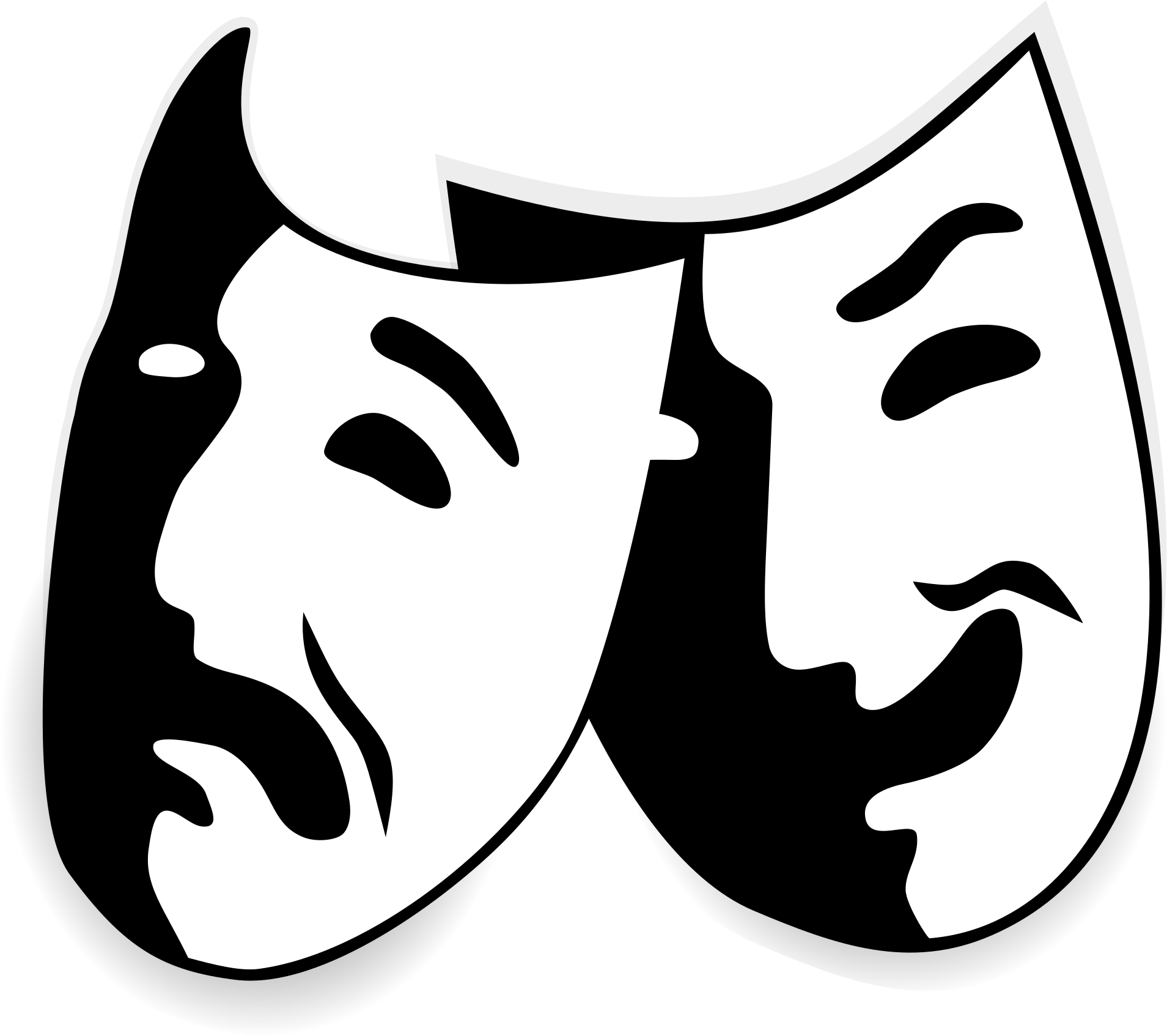Chstage Actor Fee Png Actor Stencil - Mask Clipart (2000x1800), Png Download
