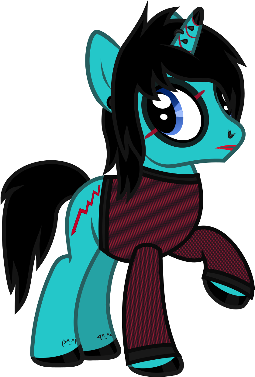 Lightningbolt, As It Is, Clothes, Derpibooru Exclusive, - Body Piercing (848x1238), Png Download