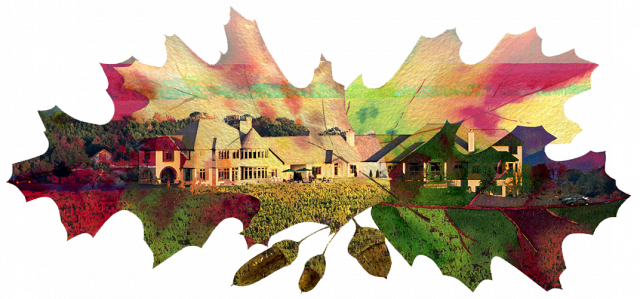 Chateau Chantal - Aquarela (acquarello) (640x299), Png Download