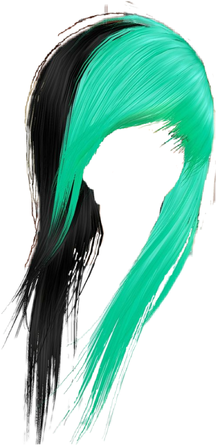 Transparent Scene Girl Hair (438x908), Png Download