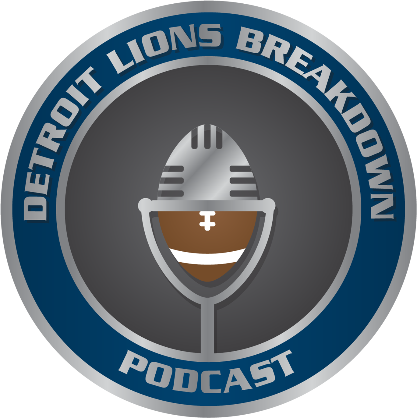Detroit Lions Breakdown Podcast By Detroit Lions Breakdown - Emblem (1400x1400), Png Download