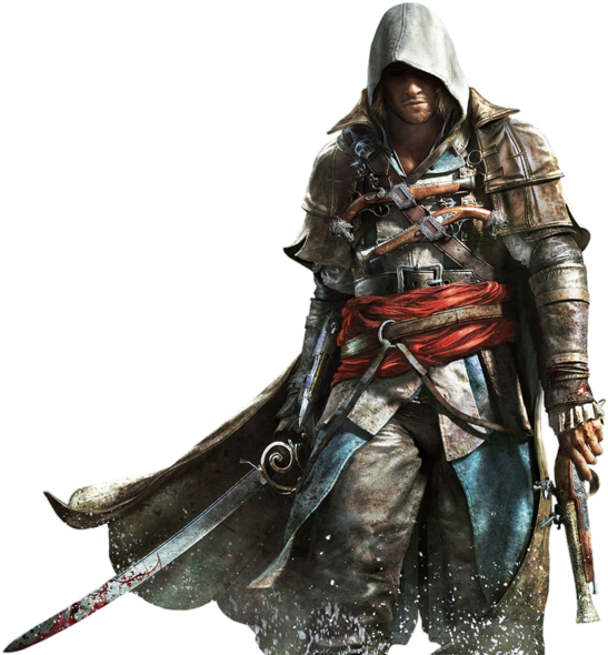 Assassin's Creed 4 Png (595x600), Png Download