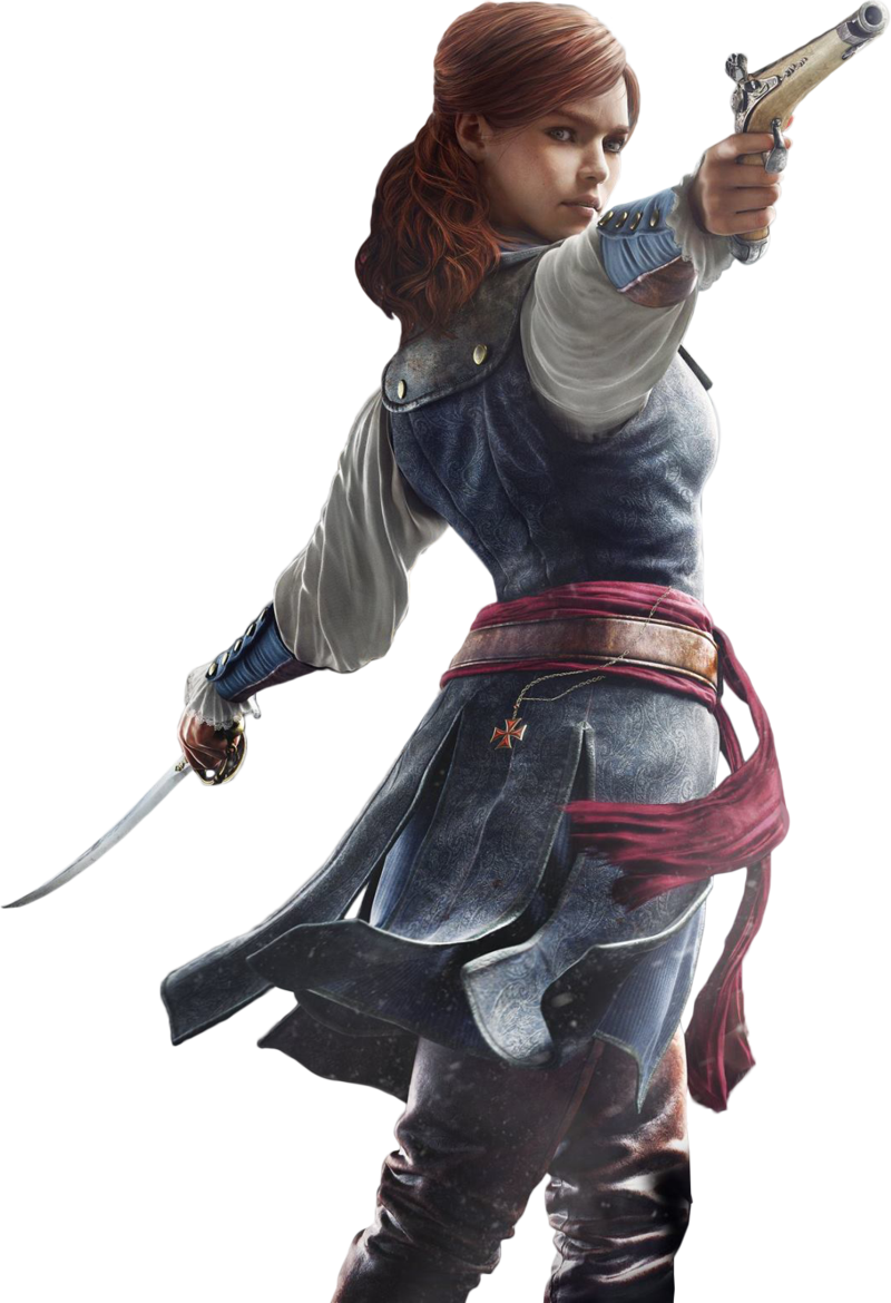 Assassins Creed Unity Png Photos - Elise De La Serre Costume (800x1170), Png Download
