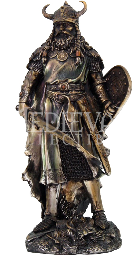 Battle Ready Viking Warrior Statue - Usmc Action Figures (867x867), Png Download