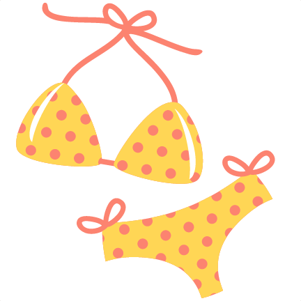 Polka Dot Bikini Svg Scrapbook Cut File Cute Clipart - Bikini Clipart (432x432), Png Download