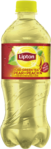 Green Iced Tea With A Splash Of Juice Pear And Peach - Lipton Pear And Peach Green Tea (540x540), Png Download