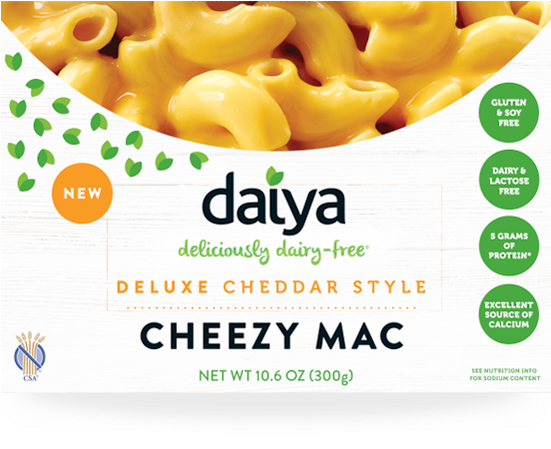 "for The Dairy-free Mac & Cheese Purist, Daiya Deluxe - Daiya Cheezy Mac (550x542), Png Download