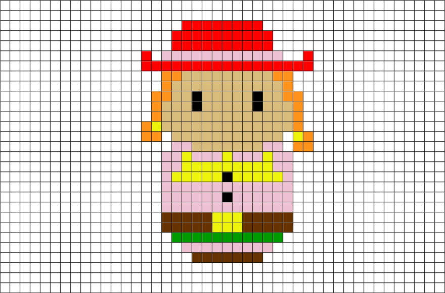 Jessie Toy Story Pixel Art (880x581), Png Download