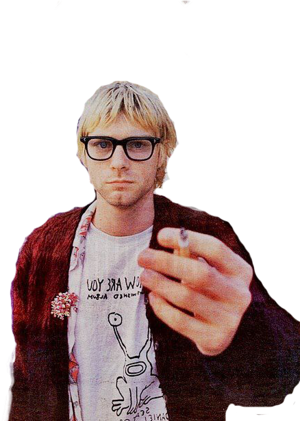 Go To Image - Kurt Cobain (450x614), Png Download
