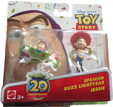 Disney Toy Story Figurines- Buzz And Jessie - Disney/pixar Toy Story 20th Anniversary Jessie (580x435), Png Download