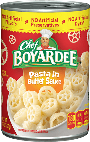 Chef Boyardee Butter Noodles (500x500), Png Download