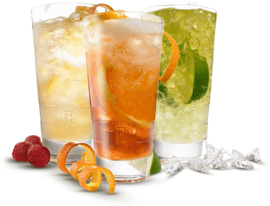 Beer And Wine, A Range Of Soft Drinks And Coffees As - Long Drinks (500x296), Png Download