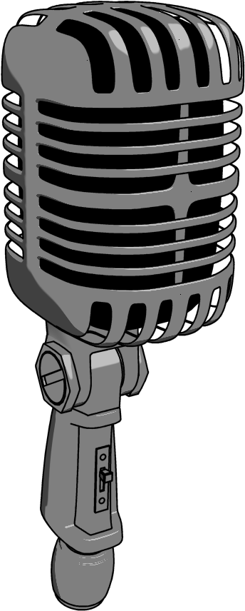 Transparent Microphone Old School - Old School Mic Png (1280x1024), Png Download
