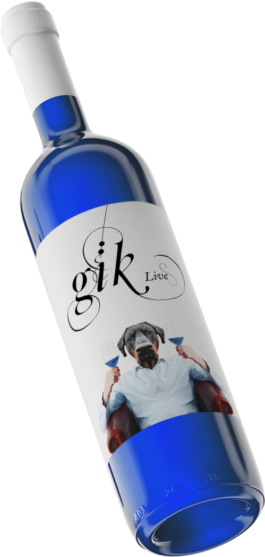 Slider Gik Bottle 4 1 - Water Bottle (476x956), Png Download