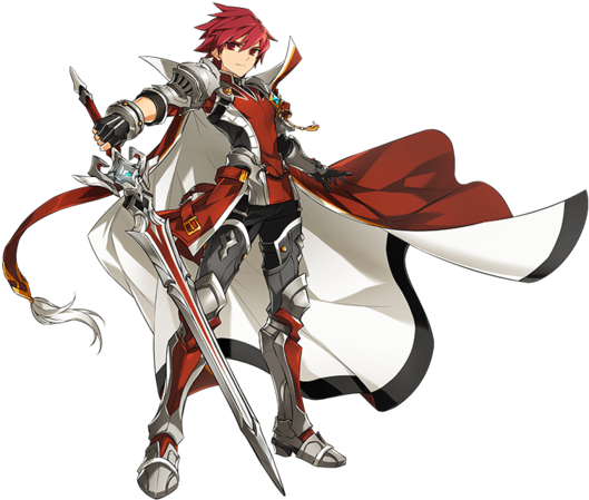 Knight Emperornofx - Elsword Knight Emperor (550x466), Png Download