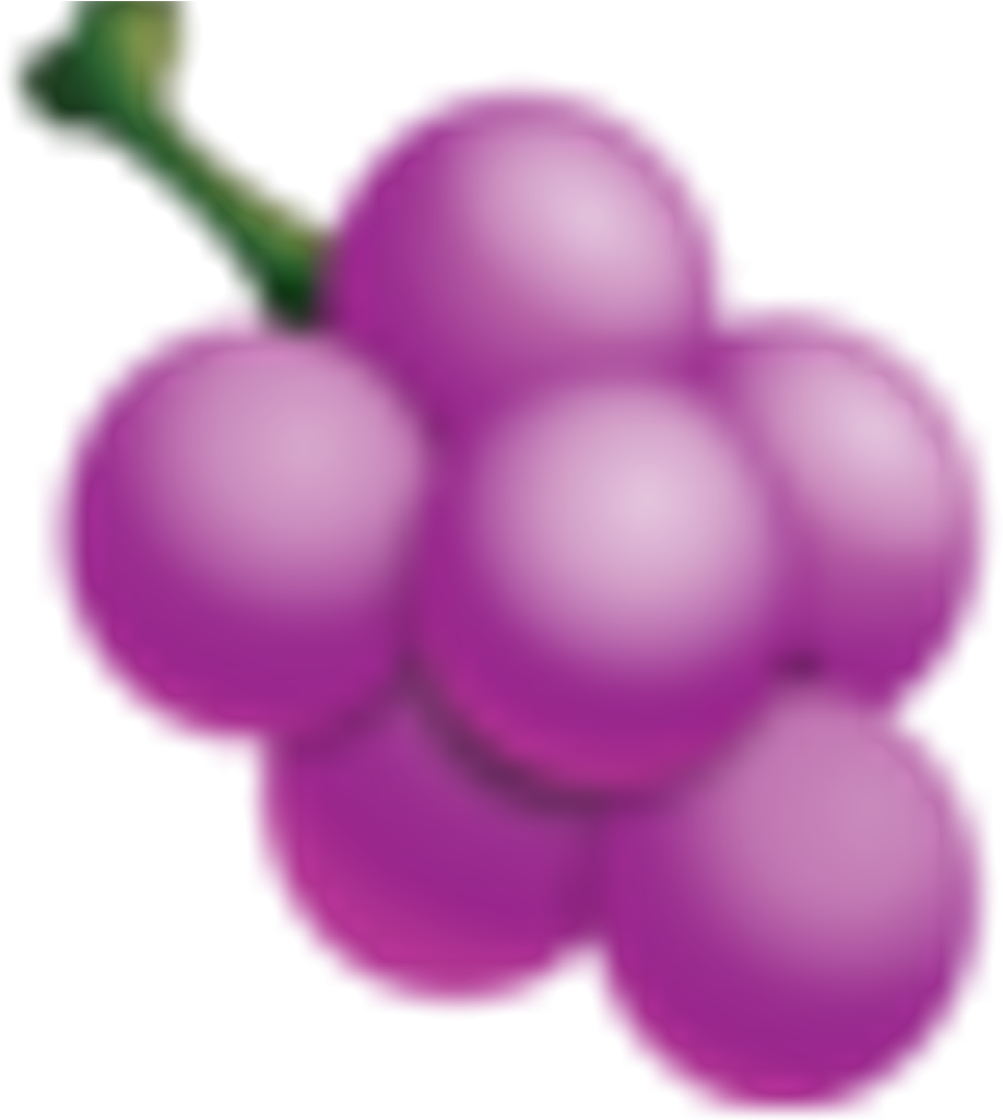Emoji Sticker - Emoji Uva Png (1024x1024), Png Download