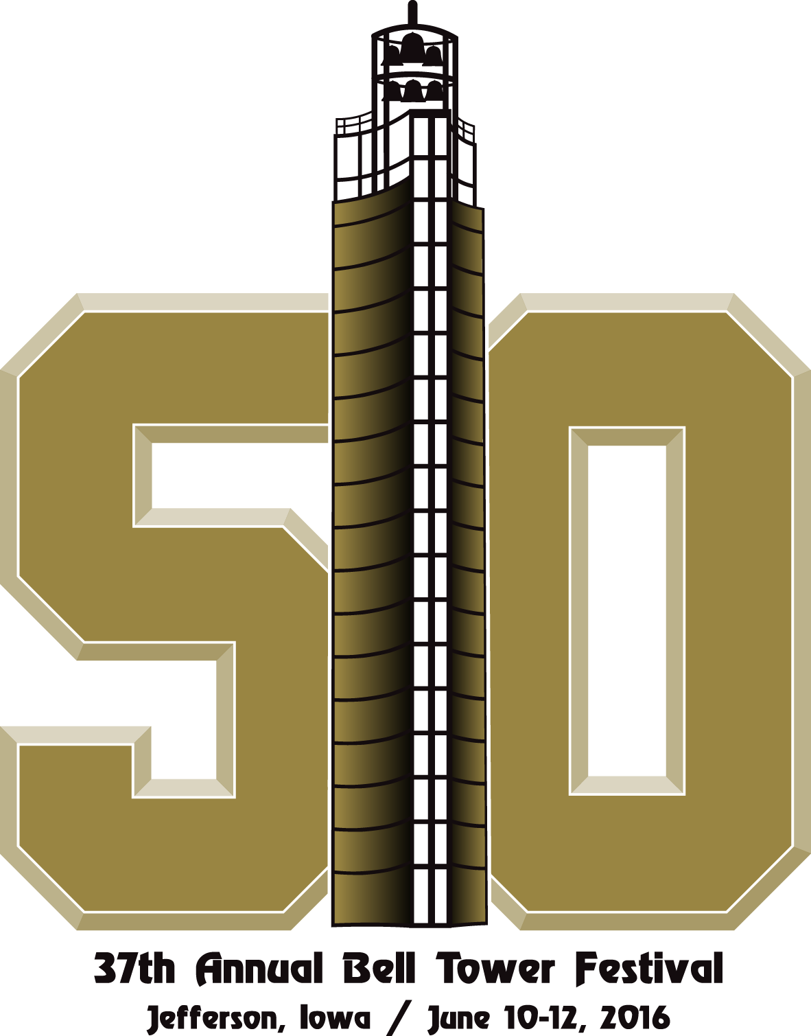 Bell Tower 2016-gold (1182x1509), Png Download