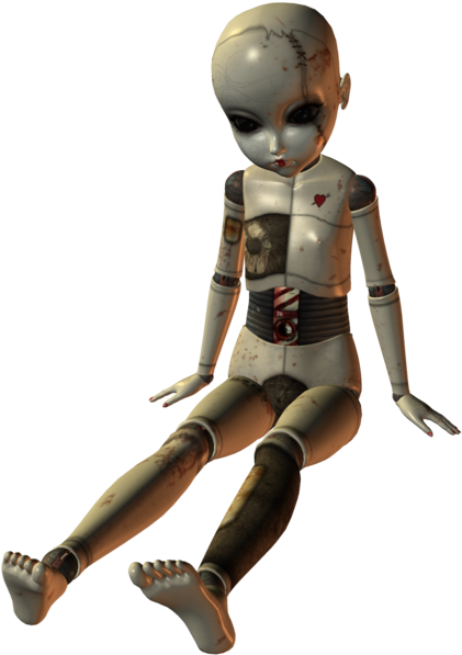 Creepy Doll Png - Ball Joint Doll (600x612), Png Download