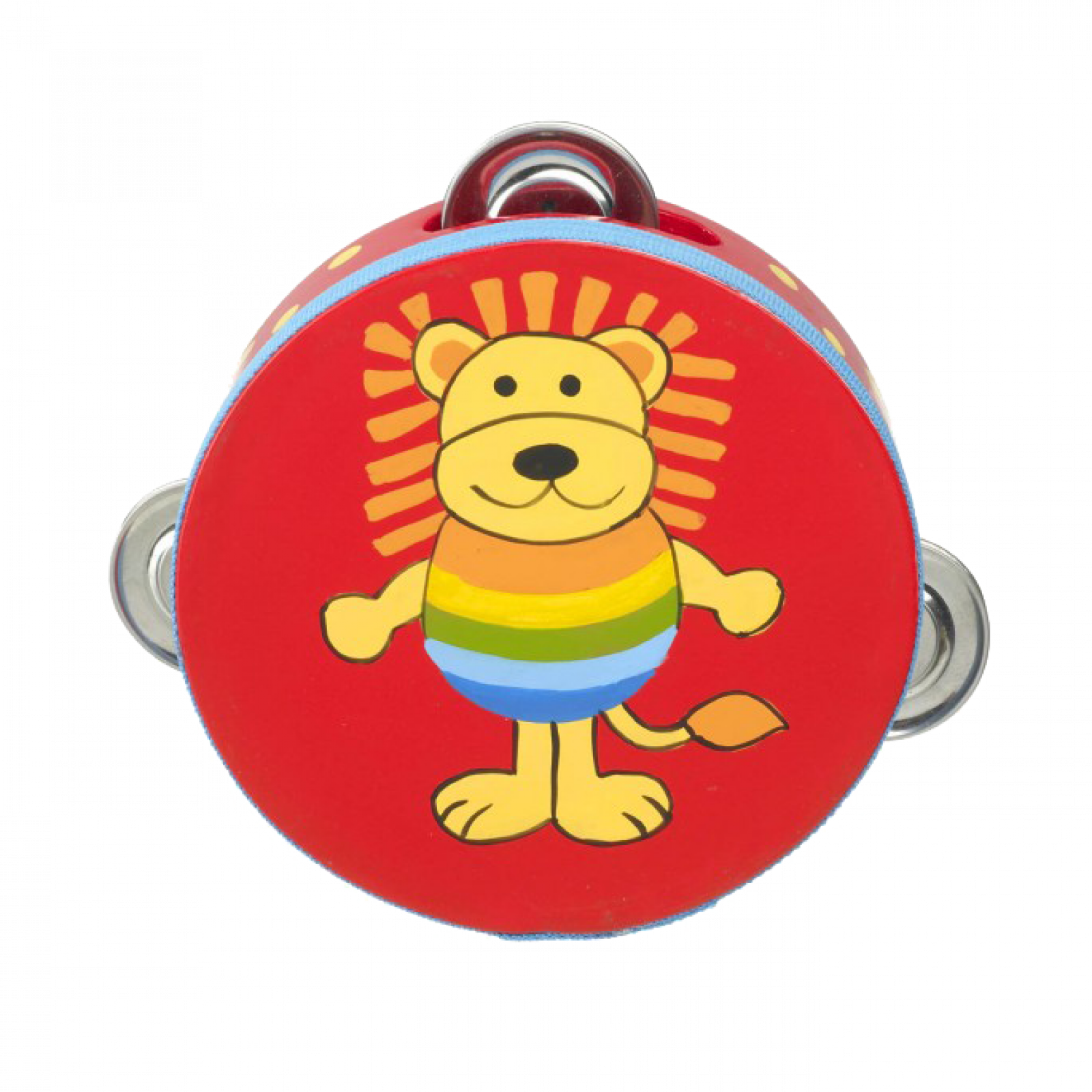 Orange Tree Toys Lion Tambourine (1600x1600), Png Download