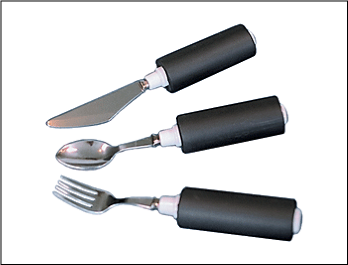 Left Hand Soup Spoon - Fabrication Enterprises 61-0061 Utensil, Soft Handle (700x700), Png Download