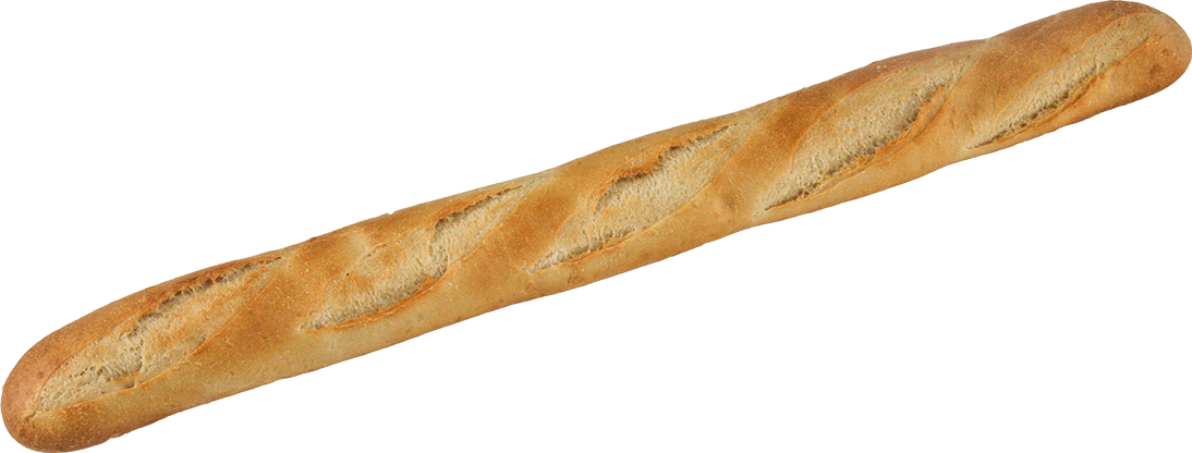 White Baguette 250 G - Хлеб С Чесночной Начинкой (1094x416), Png Download