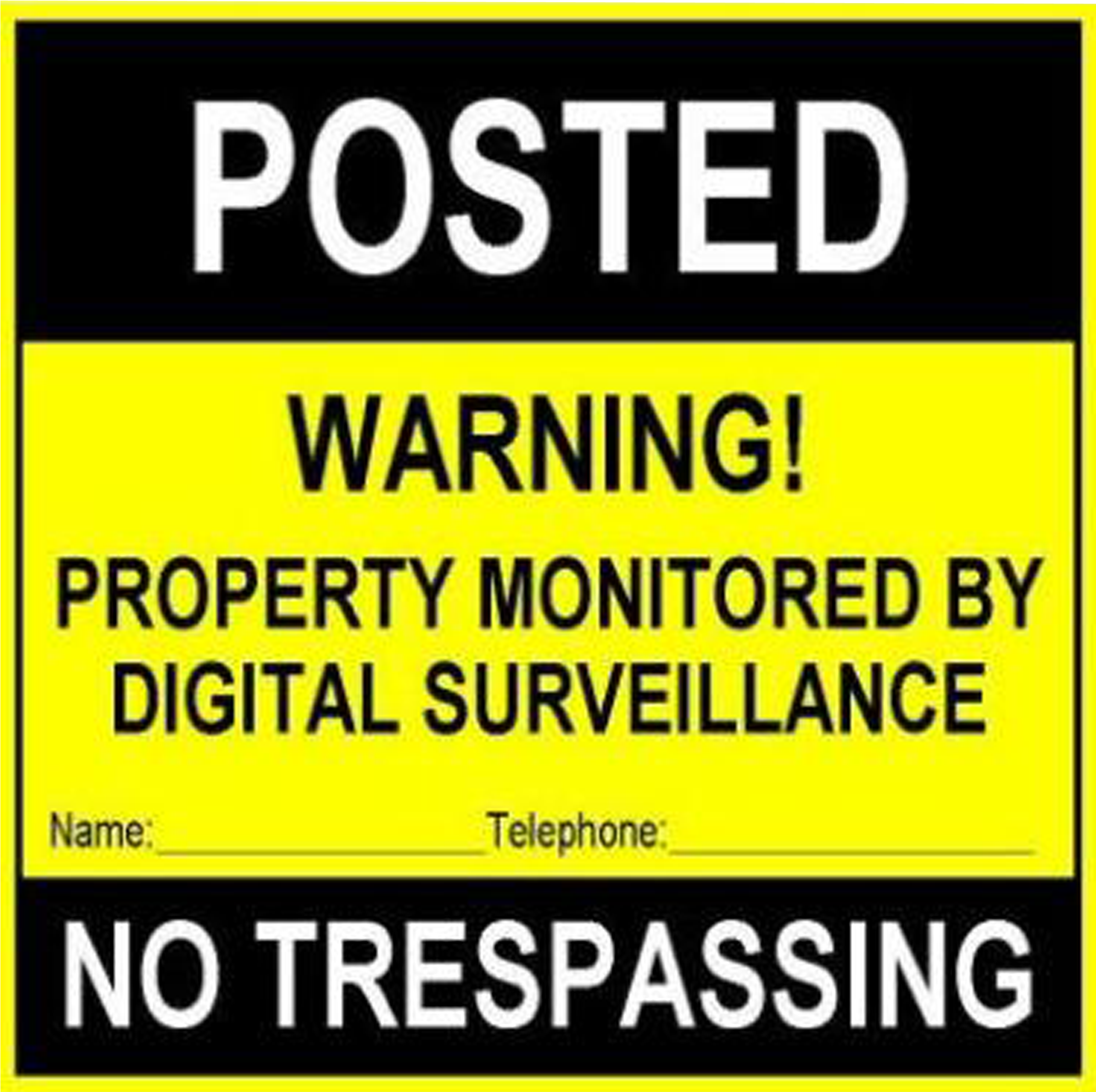 Product Detail - Compliancesigns Aluminum No Trespassing Sign, 14 X (3000x3000), Png Download