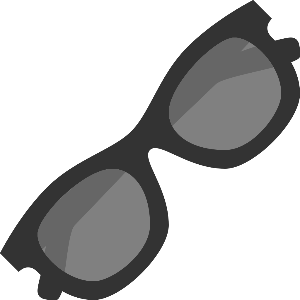 Download Svg Download Png - Flat Sunglasses Icon (1024x1024), Png Download