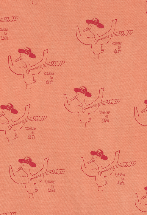 Fresh Dinosaurs Baby Body Suit Water Is Life Aop - Flamingo (960x720), Png Download