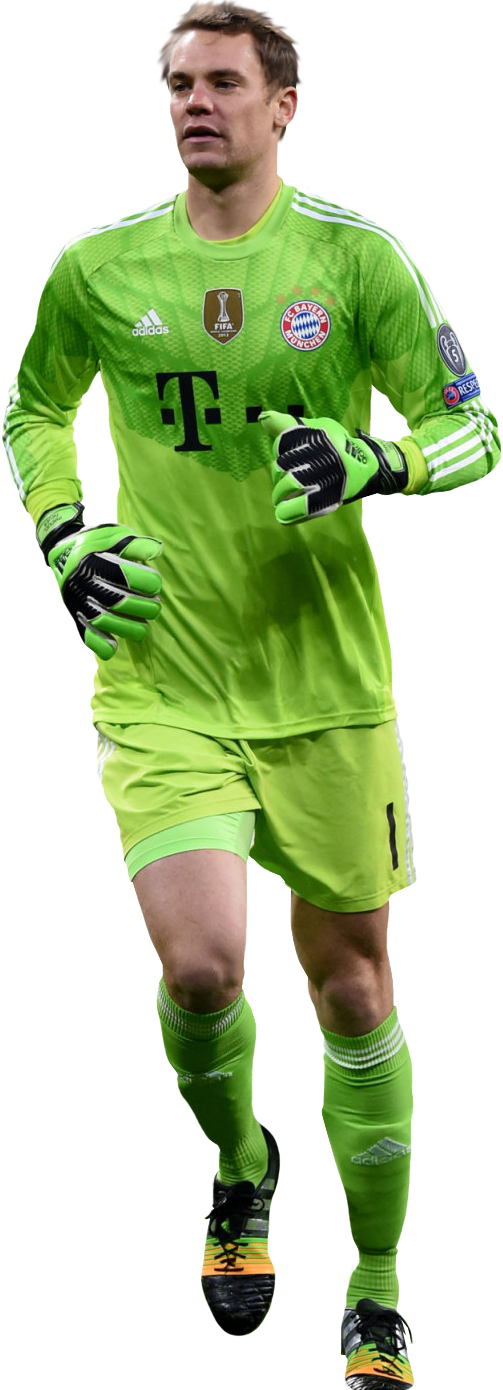 Manuel Neuer - Pro Evolution Soccer 2018 (503x1390), Png Download