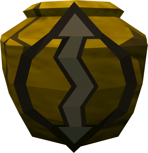 Cracked Runecrafting Urn Detail - Emblem (569x586), Png Download