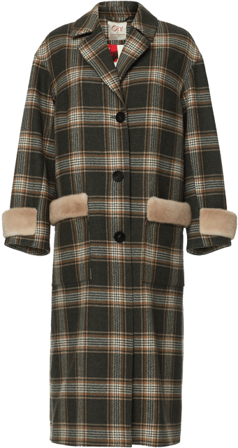 Annabel Coat Green - Coat (800x800), Png Download