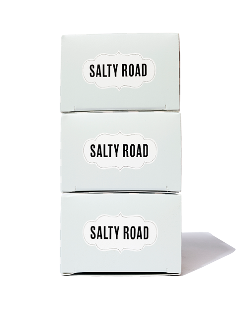 Sea Salt Caramel Salt Water Taffy Chews - Salty Road Banana Salt Water Taffy (499x625), Png Download