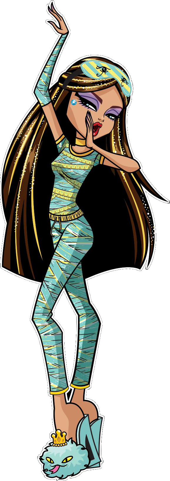 Profile Art Dt Cleo De Nile - Cleo De Nile Dead Tired (579x1638), Png Download
