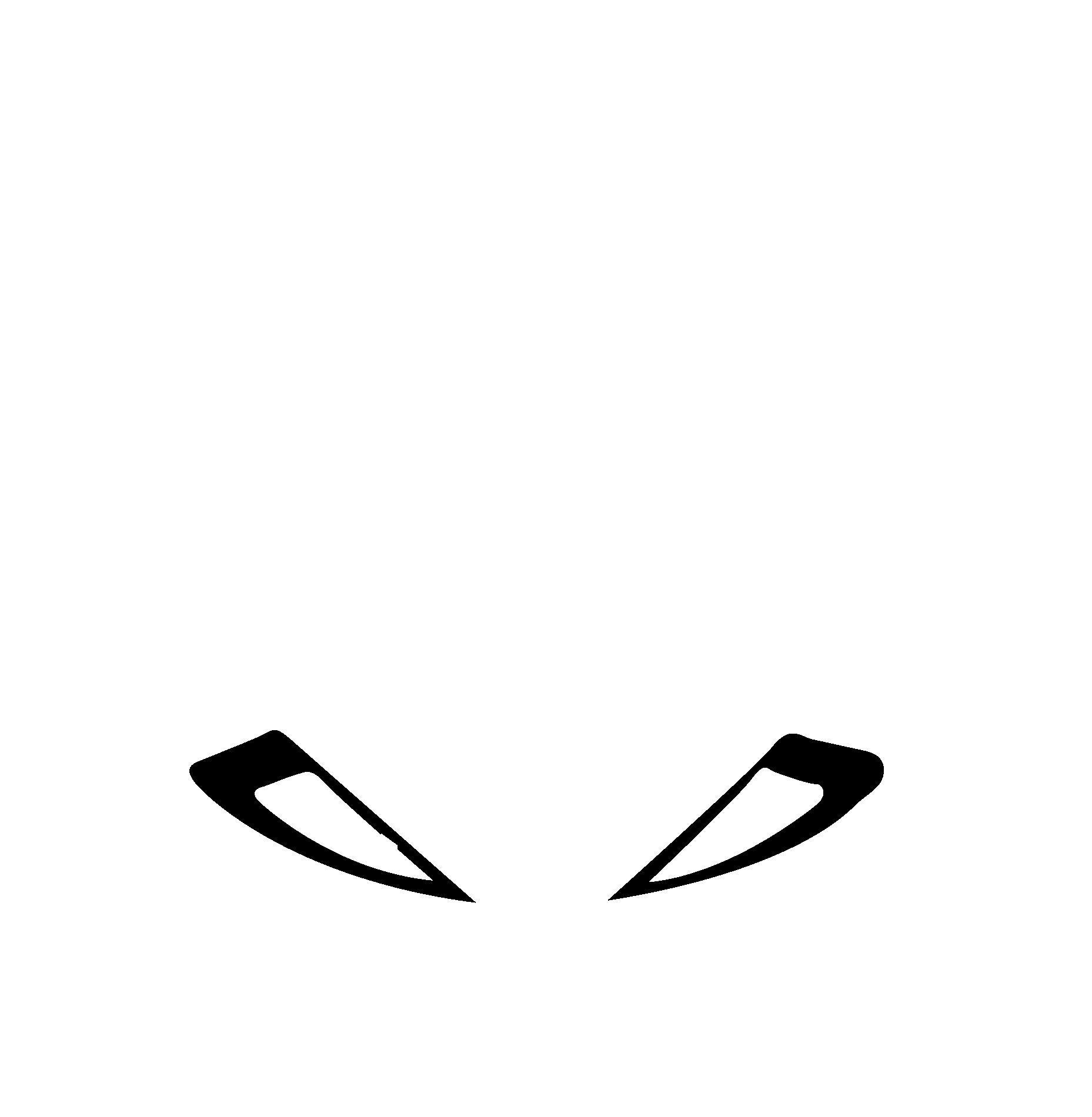 Flame Logo Black And White (2400x2400), Png Download