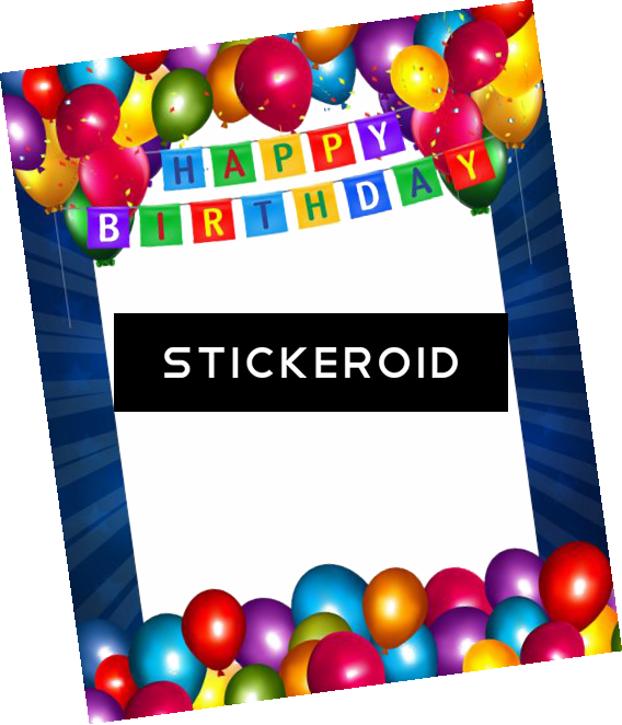 Birthday Collage Frame (568x662), Png Download