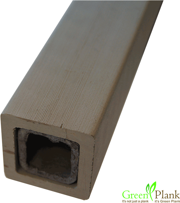 Low-maintenance Composite Aluminium Rails/stringer - Trex Fence Posts (700x700), Png Download