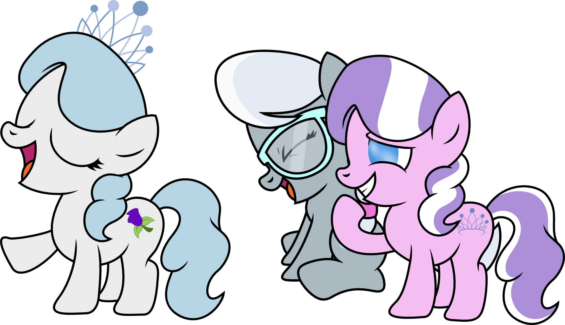 Ideltavelocity, Diamond Tiara, Laughing, Missing Accessory, - Diamond Tiara (1857x1069), Png Download