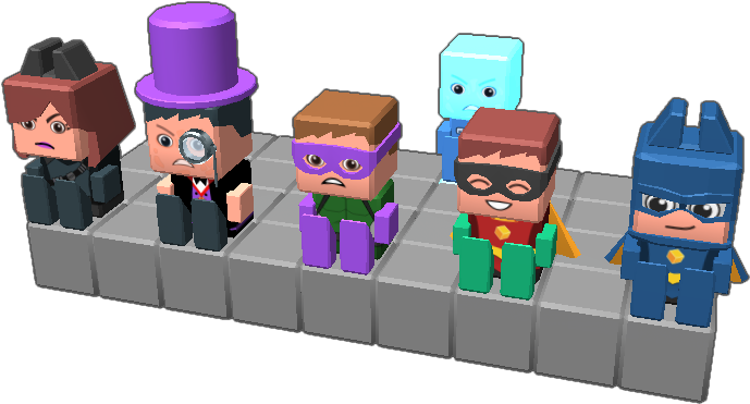 It's The Batman 1966 Character Pack It Has Batman, - Cartoon (768x768), Png Download