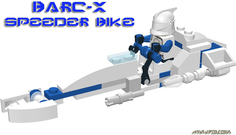 Barc-x Speeder Bike - Lego Star Wars Clone Wars Speeder Bike (800x492), Png Download